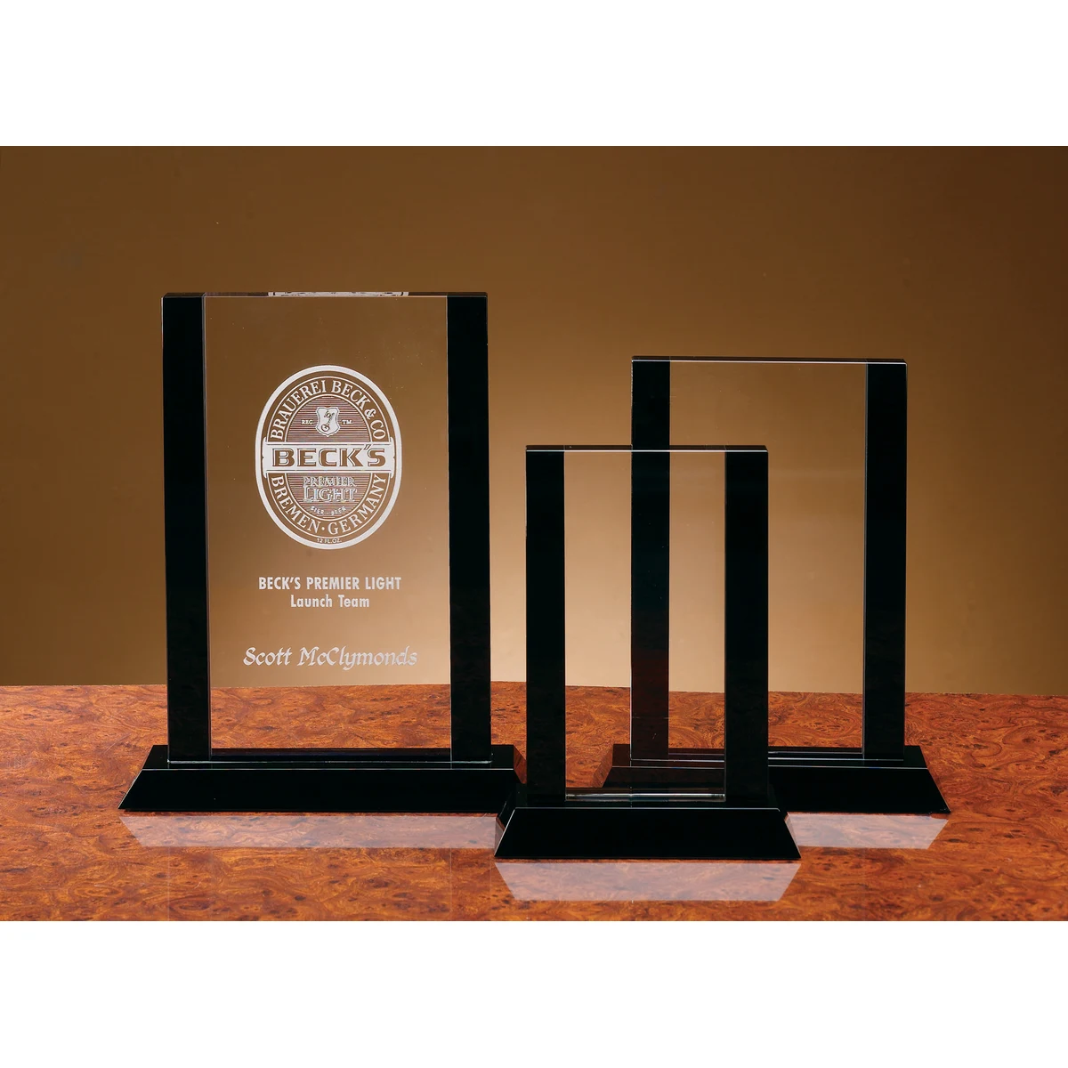 Jet Crystal Rectangle Award (7 1/8"x9") 1