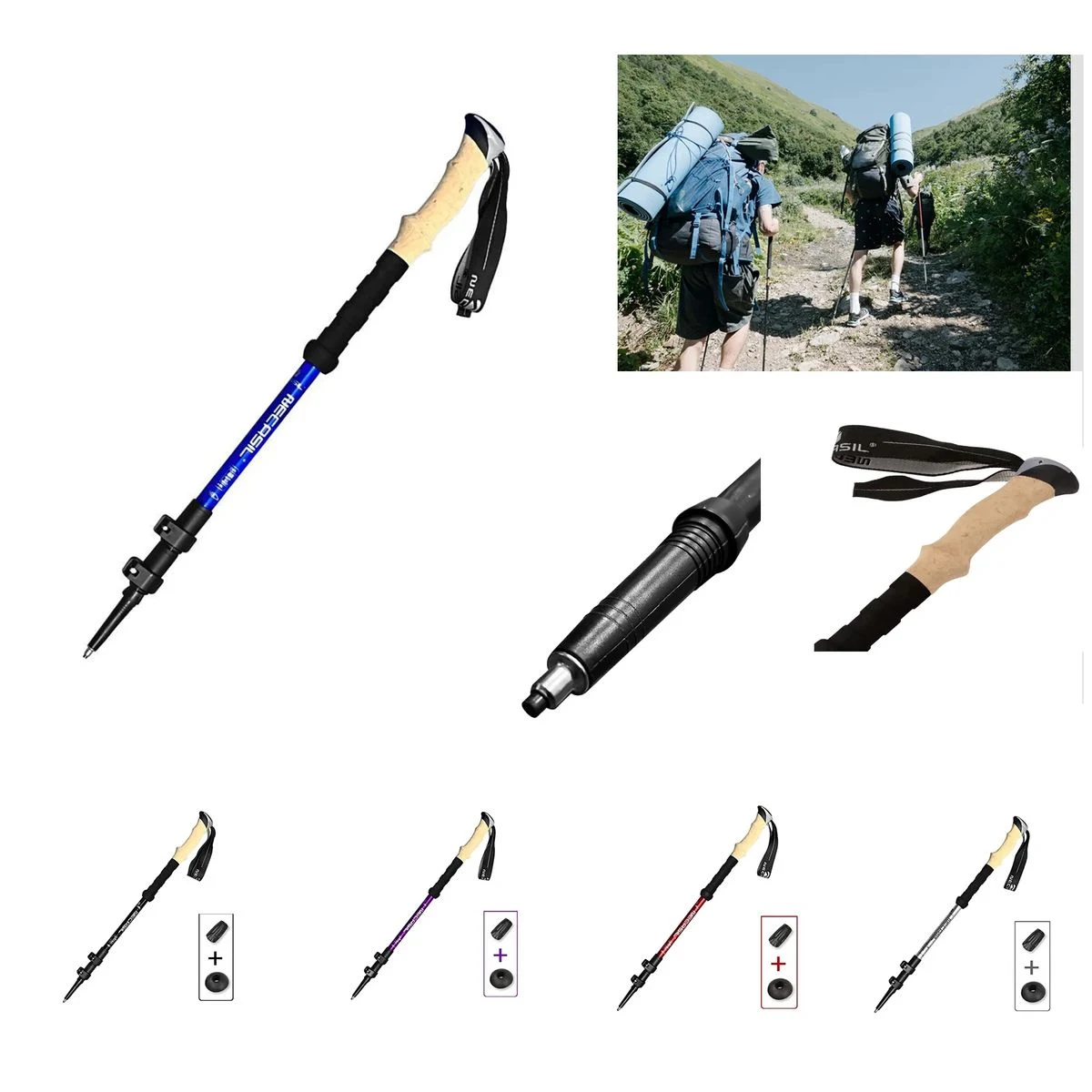 Adjustable Quick Lock Trekking Poles 1