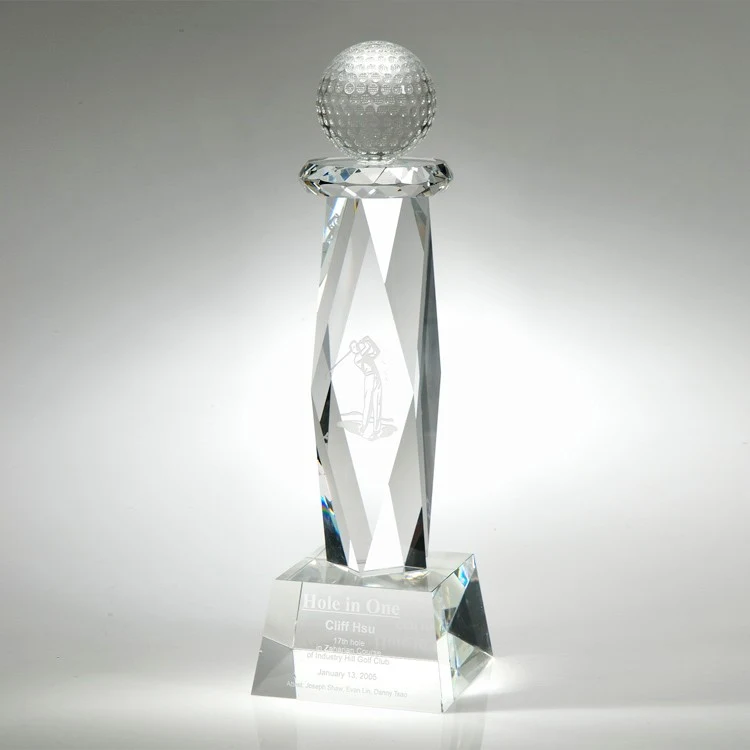 15" Crystal Award-Ultimate Golf Trophy_D226CA 1
