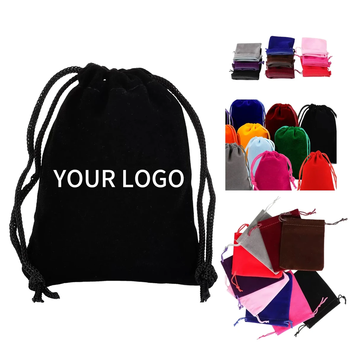 Velvet Gift Bag 5.91x3.94 Inch with Drawstring Closure 1