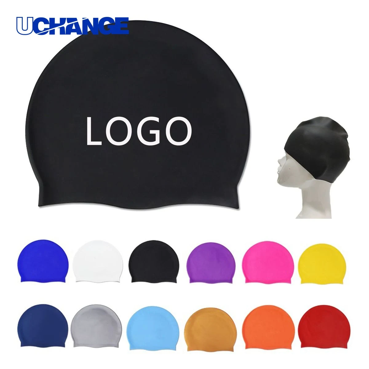 Non-Slip Silicone Swimming Cap 1