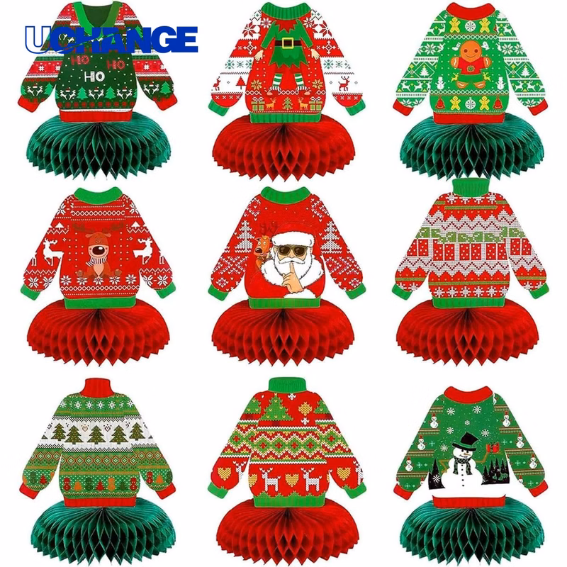 Custom 3D Honeycomb Centerpieces Ornament Set