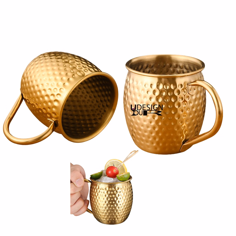 Metal Drinking Cup With Handle MOQ100