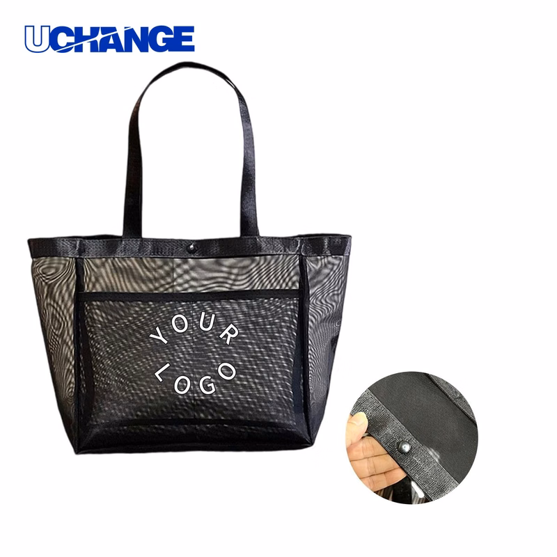 Mesh Tote Bag Carrier for Travel Pool Use
