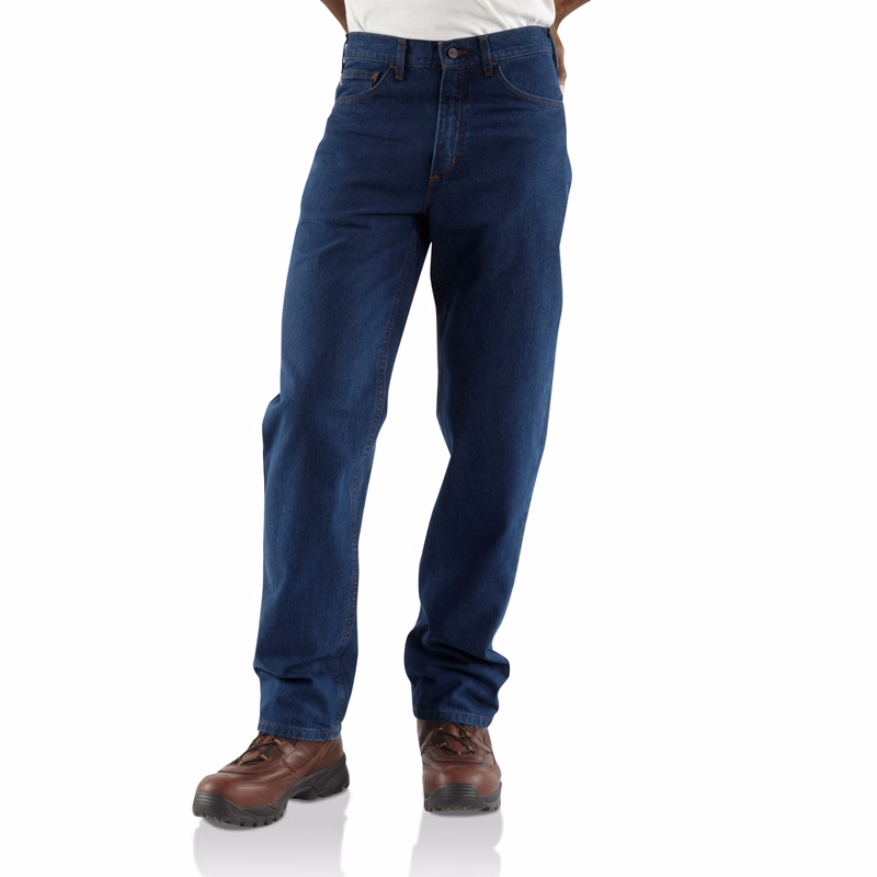 Carhartt Mens Flame Resistant Relaxed Fit 5-Pocket Jean