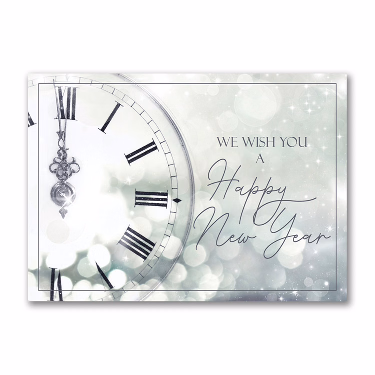 Clock Strikes Twelve Card