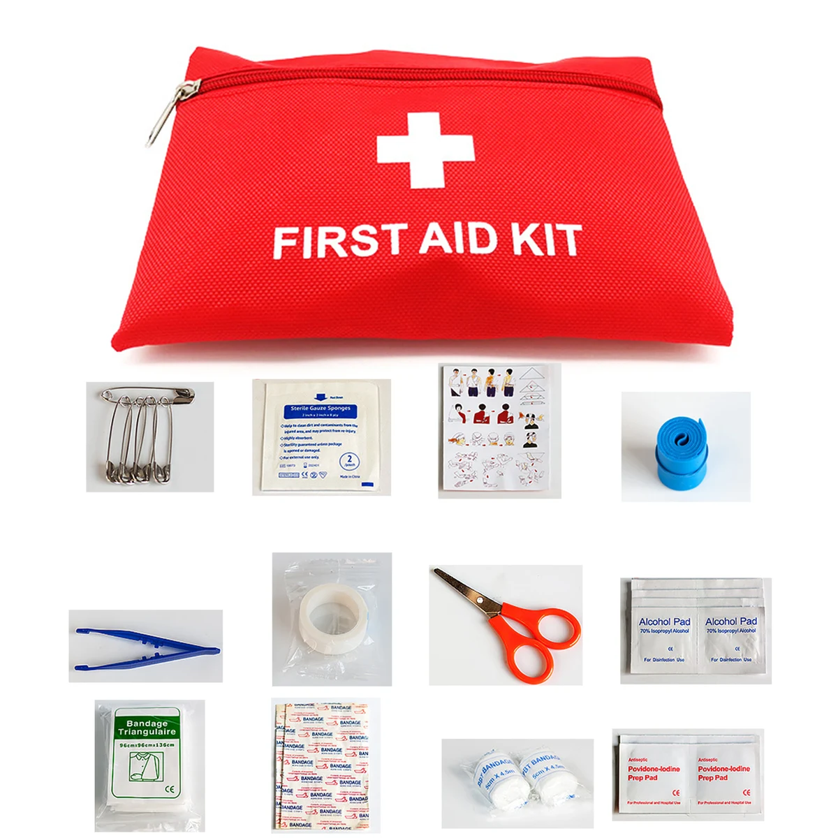 39-Piece Comprehensive First Aid Kit 1