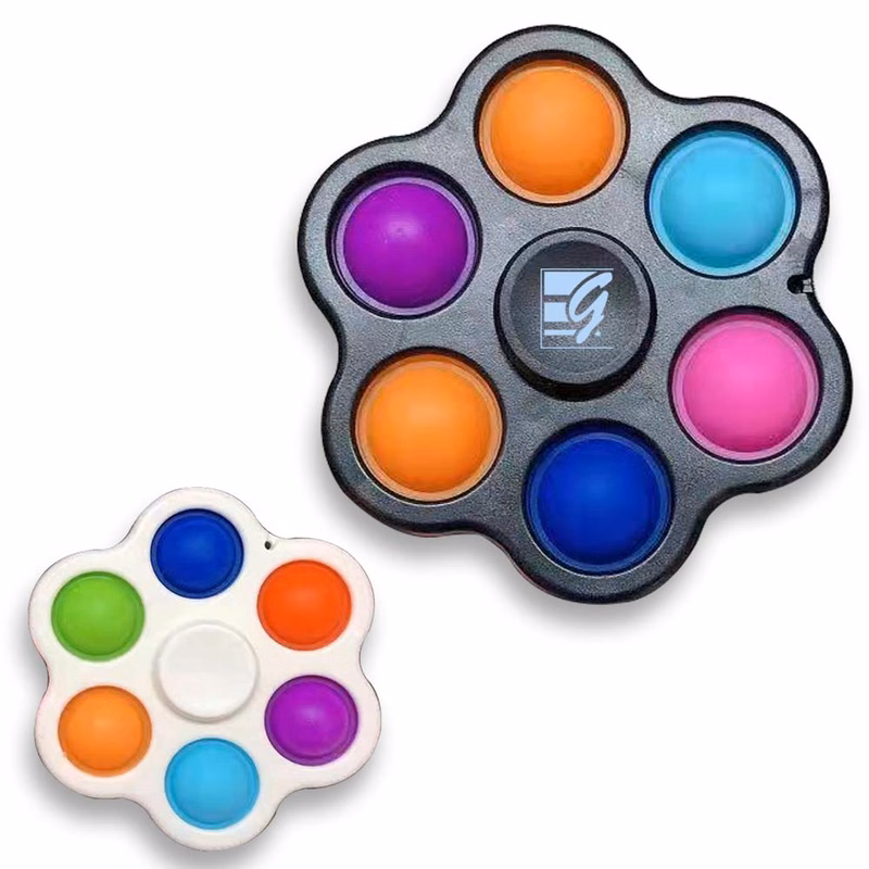 6 bubbles fidget toy spinners