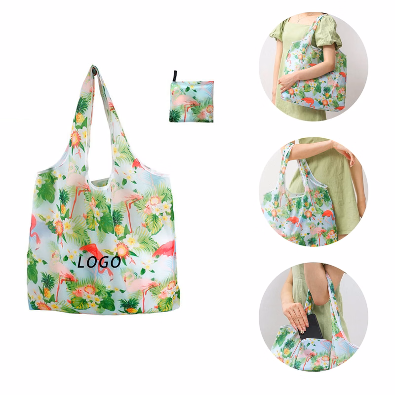 Polyester Shopping Bag With Logo For Shopping