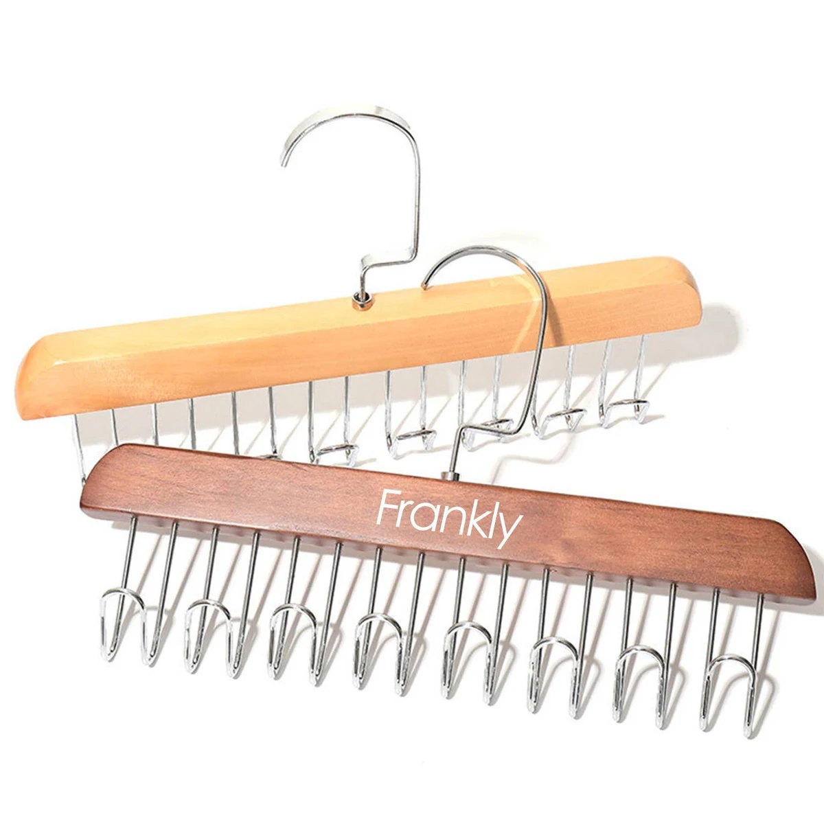 Solid Wood Hanger With 12 Hooks 1