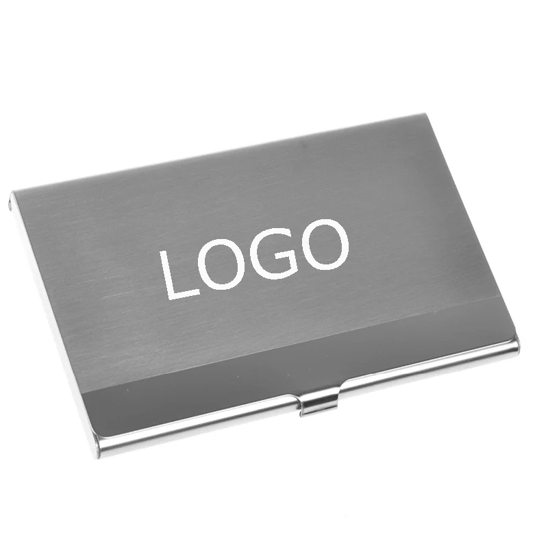 Plain Stainless Steel Business Name Card Holder 1