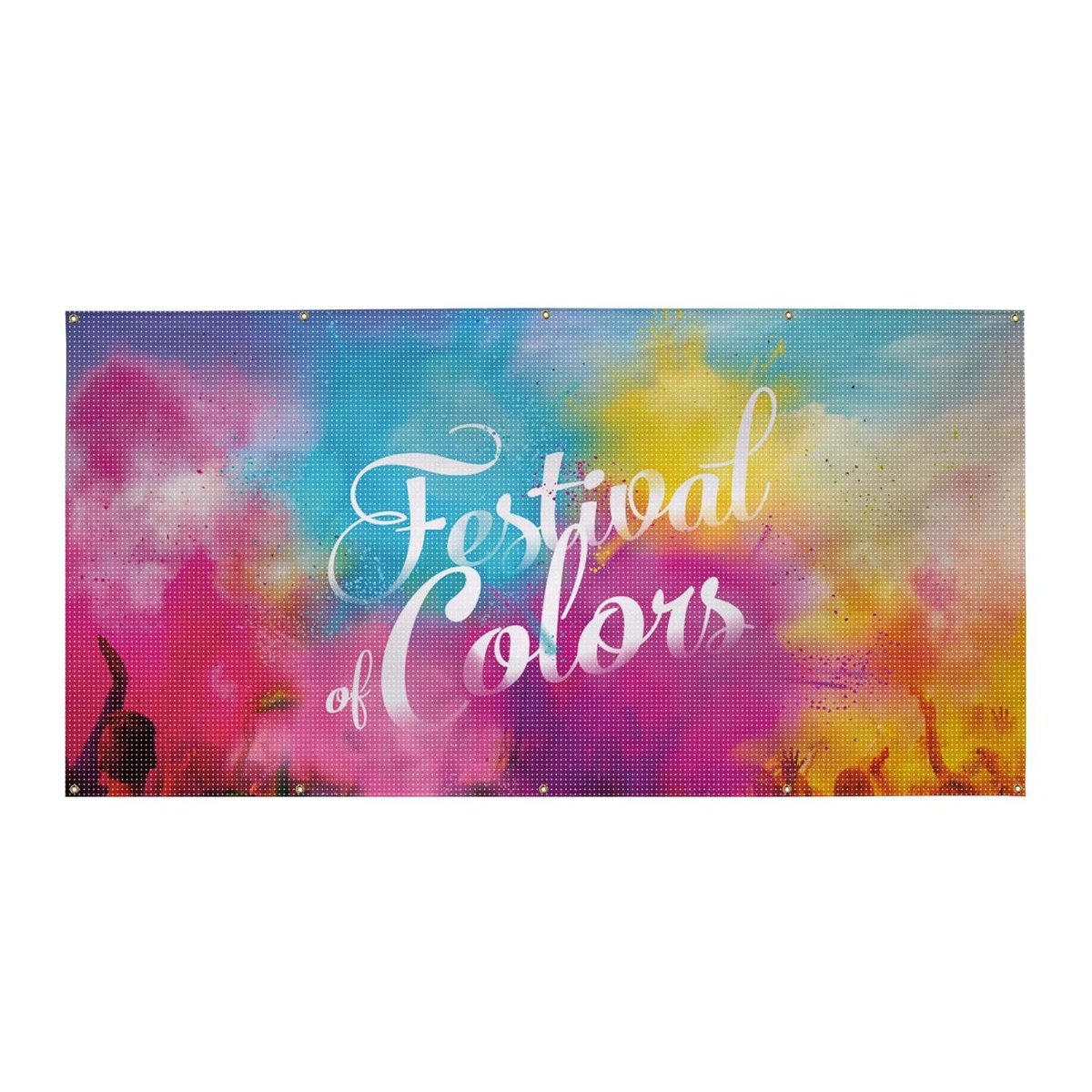 4' x 8' 9 oz. Mesh Vinyl Banner Single-Sided 1