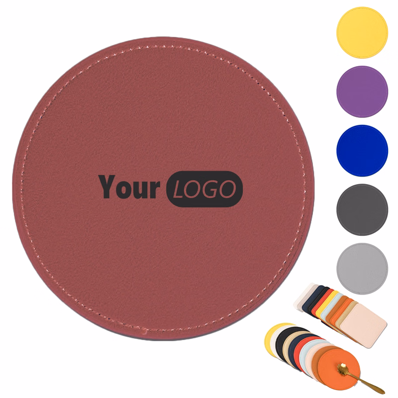 Polyurethane Customizable Solid Color Coasters