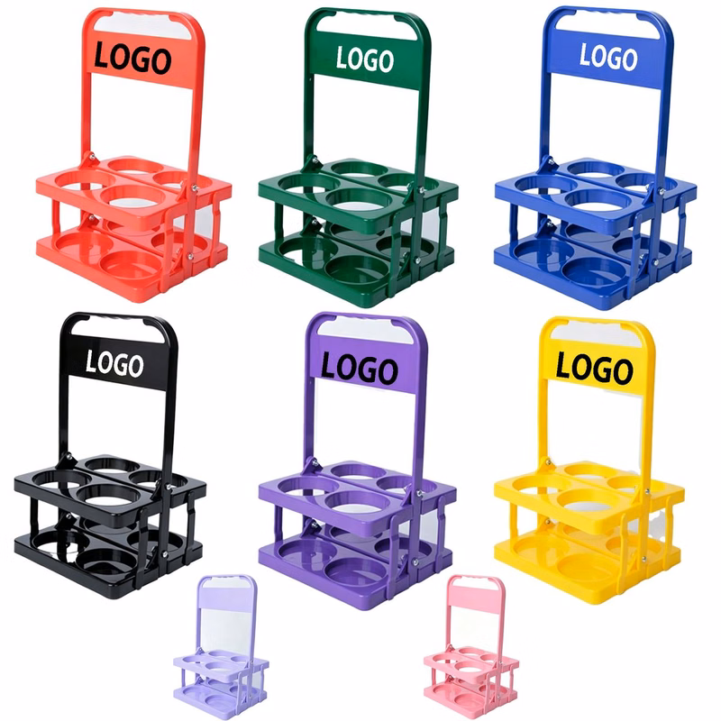 Beer Wine 4 Bottle Holder PP Drink Carrier