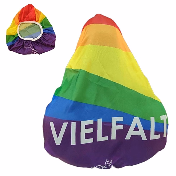 Rainbow 190T polyester Bicycle Seat Cover
