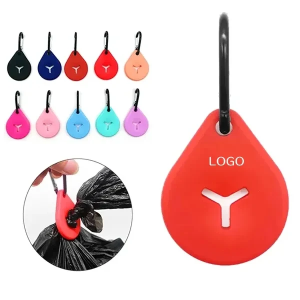Silicone Pet Waste Bag Carrier Clip Buckle 1