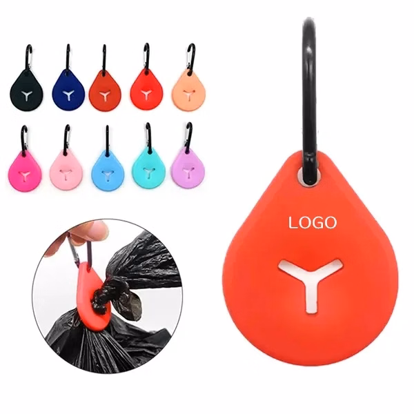 Silicone Pet Waste Bag Carrier Clip Buckle