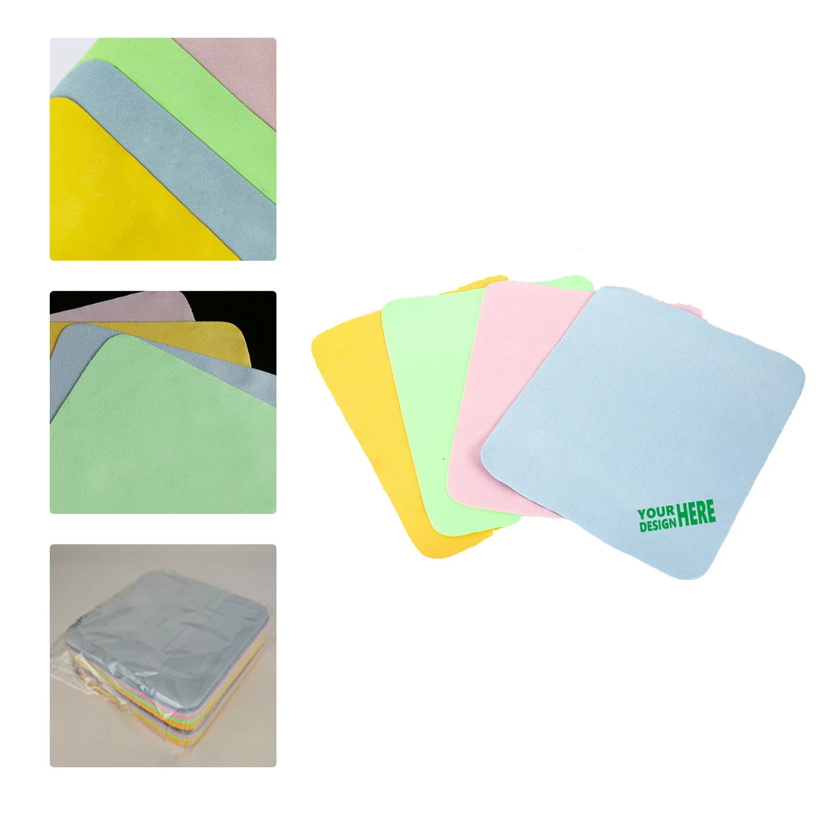 MOQ 50 Island Silk Suede Lens Cloth Mobile Screen Cleaning Cloth Custom Logo 1