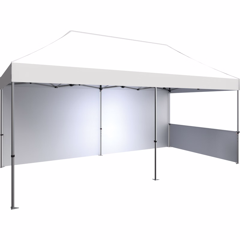 20' Zoom Outdoor Tent Stock Color Backwall