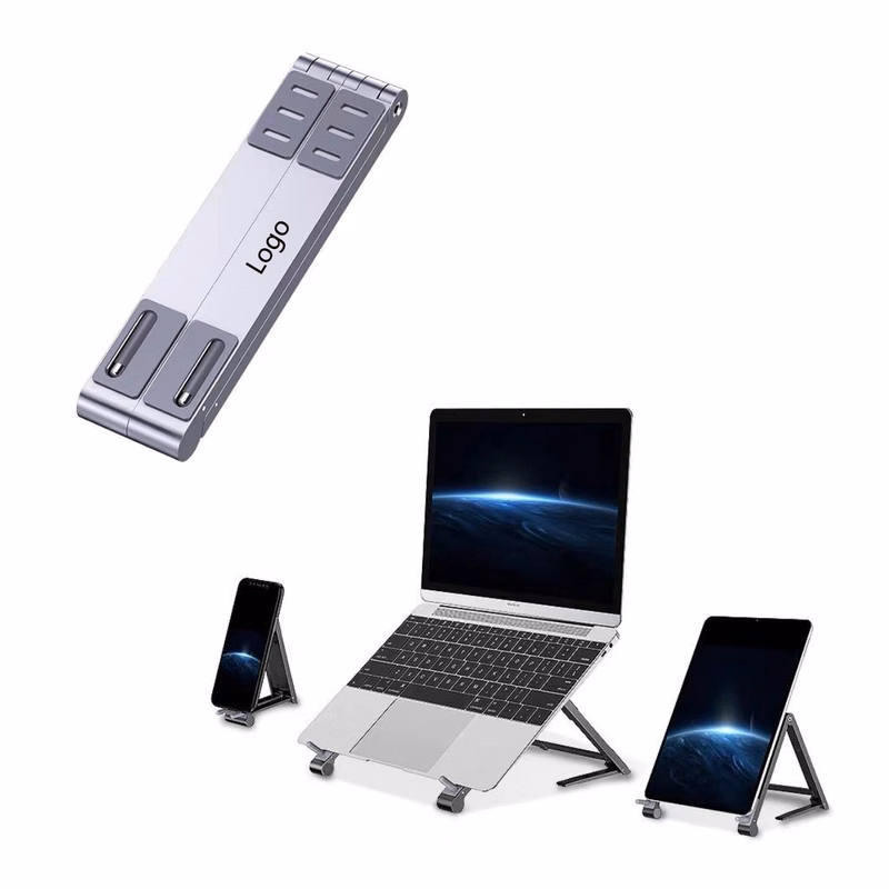 Foldable Portable Desktop Holder For Phone/Laptop/Pad