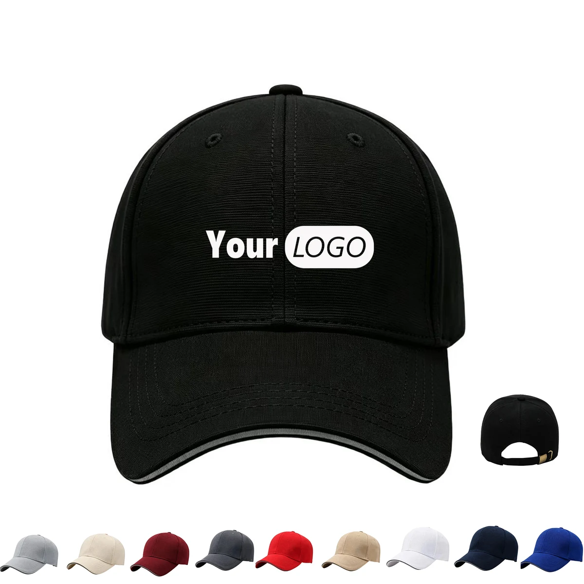 Polyester Light Six Panel Cap 1