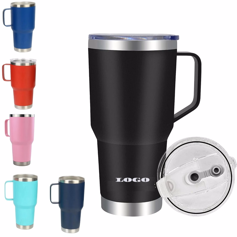 30oz Stainless Steel Insulated Coffee Mug with Handle