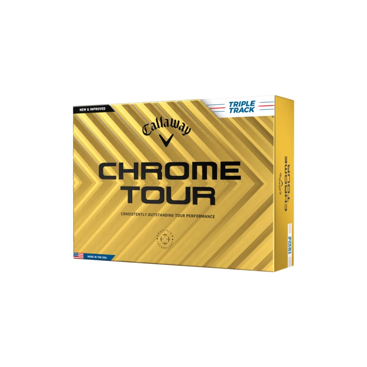 Callaway Chrome Tour Triple Track Golf Balls - White 1