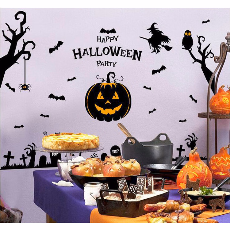 Halloween Pumpkin Wall Stickers