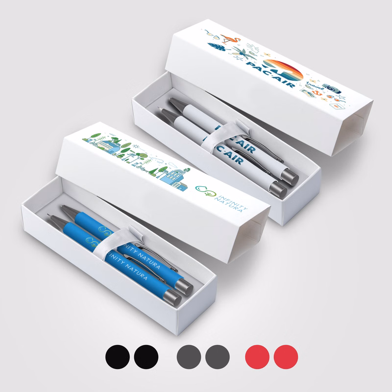 Bowie Pen & Pencil Gift Set with ColorJet Box