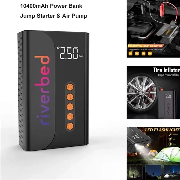 Jump Starter with 150PSI Digital Auto Tire Inflator 1