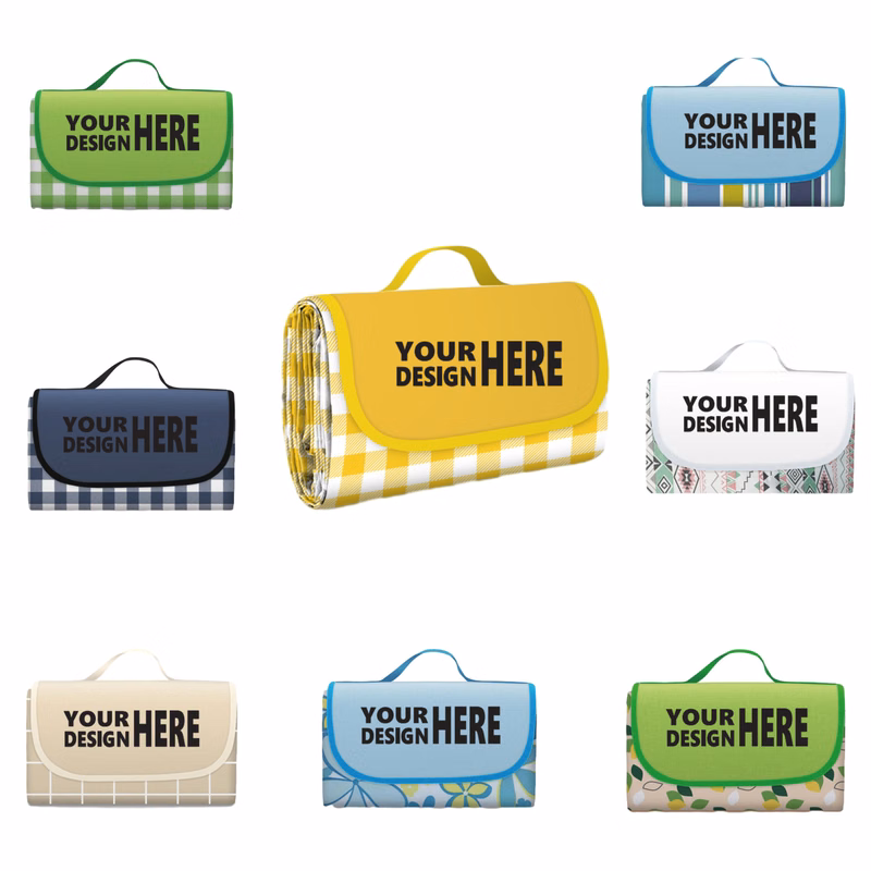 Foldable Printed Custom Waterproof Picnic Mat