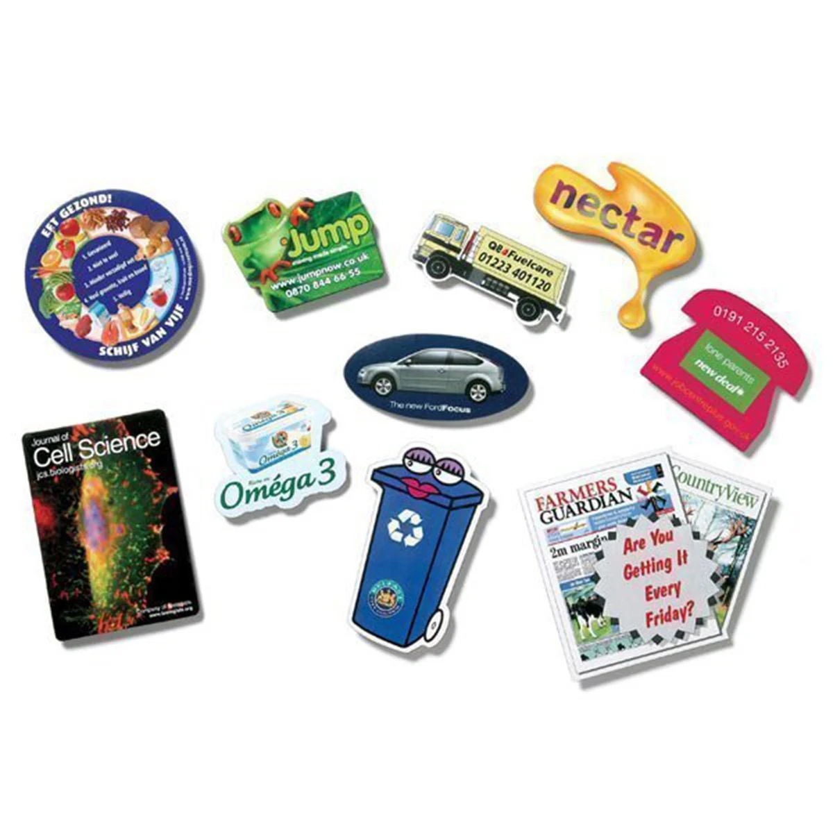 USA Made 20 mil Magnet - Custom Shaped die cut Fridge/cabinet magnets 1