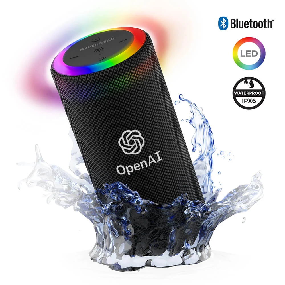 HyperGear Halo XL Waterproof LED Wireless Speaker 1