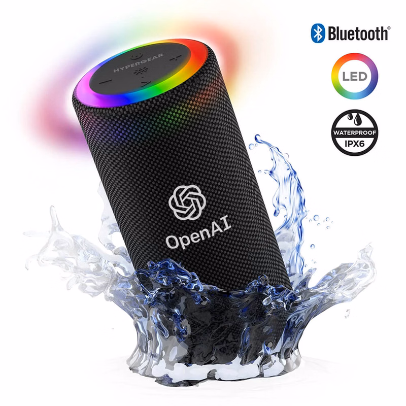 HyperGear Halo XL Waterproof LED Wireless Speaker