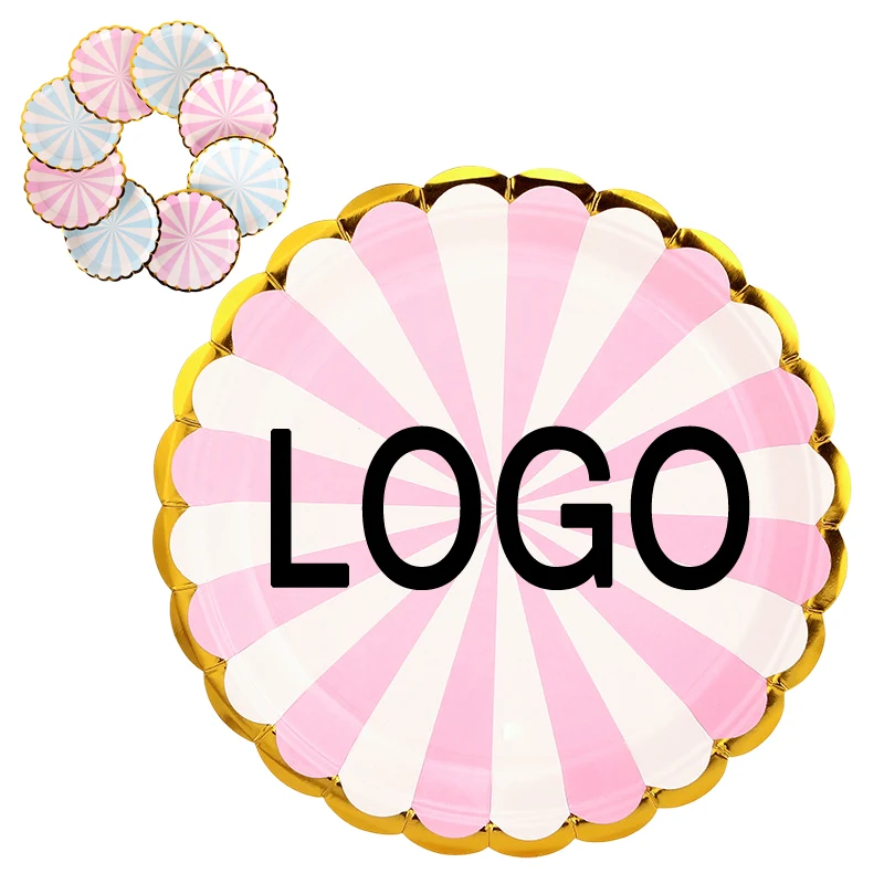 7" / 9" Disposable Party Picnic Salad Dessert Paper Plate 1