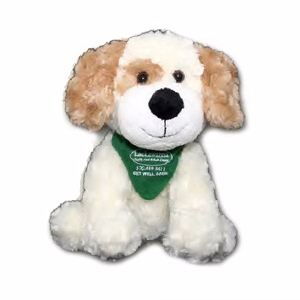 9" Terry Cream Dog