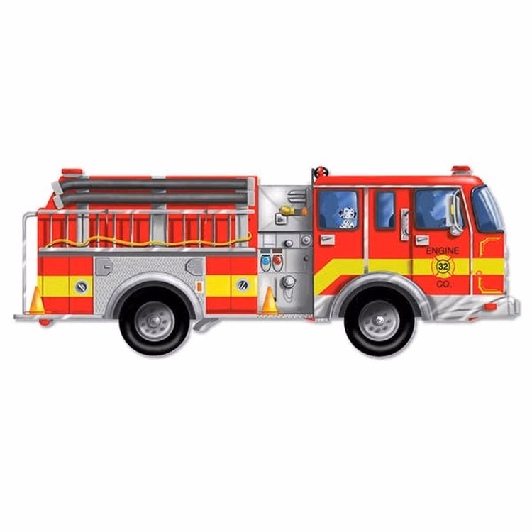 Melissa & Doug Floor Puzzles - Fire Truck Ages 3+