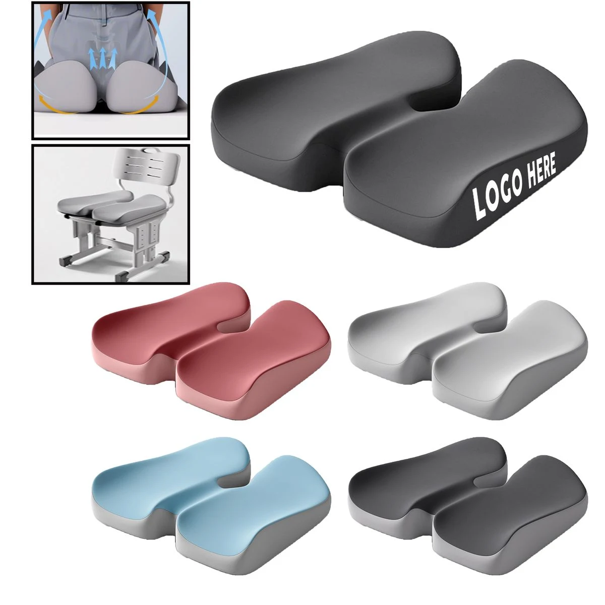 Ergonomic Memory Foam Hip Support Cushion 1