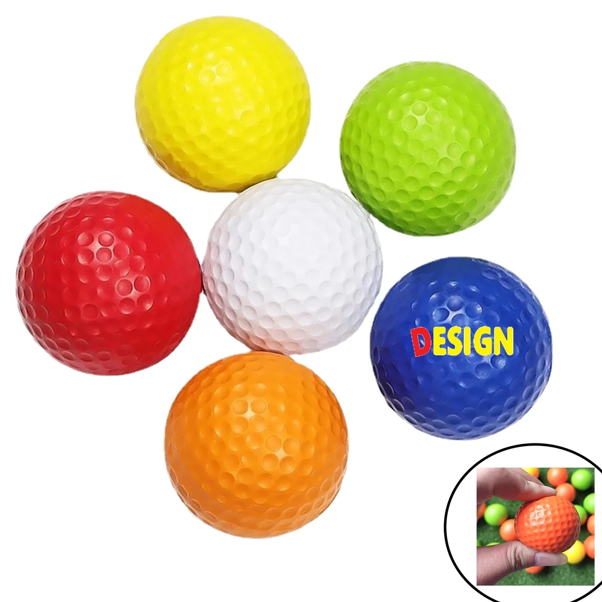 Mini PU Practice Golf Ball 1