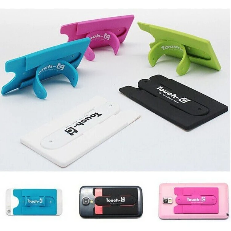 Silicone wallet with phone stand 1