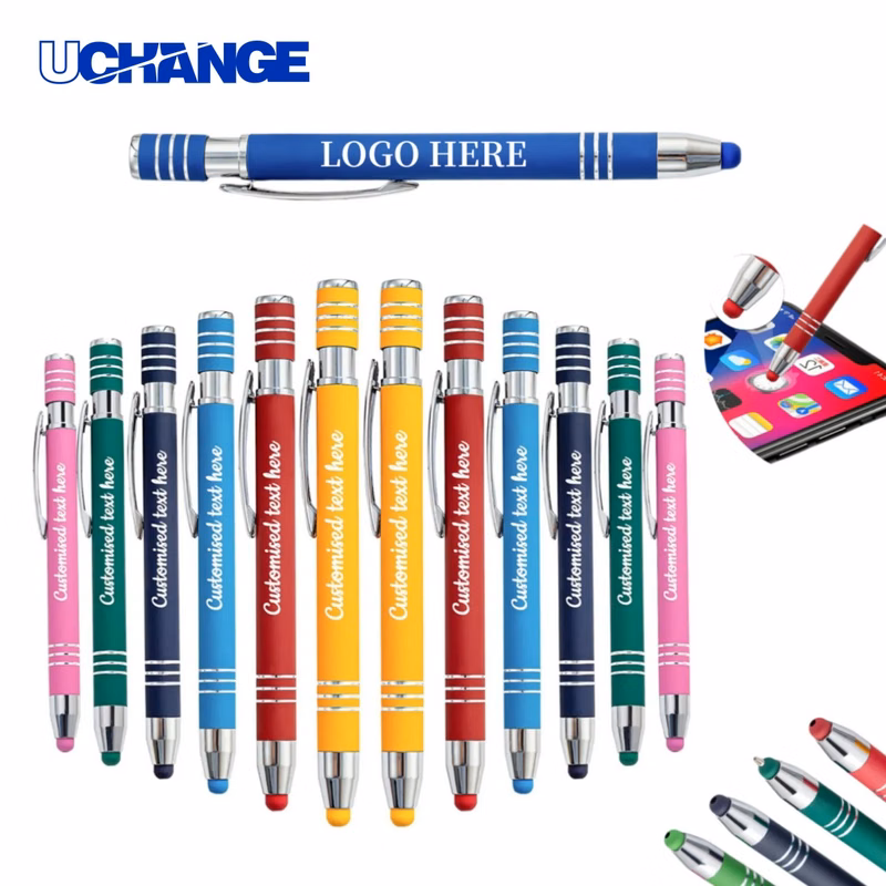 Metal Ballpoint Pen with Stylus for Screens