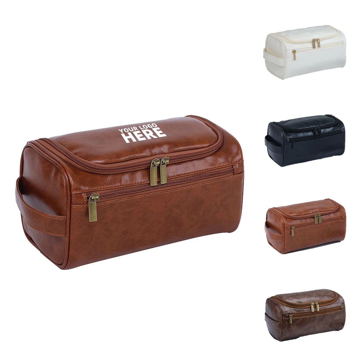 Handcrafted Premium Leather Toiletry Bag 1