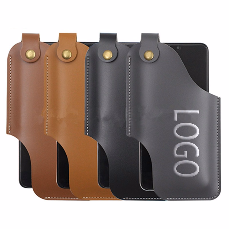 Leather Waist Bag For Smart Phone Pouch