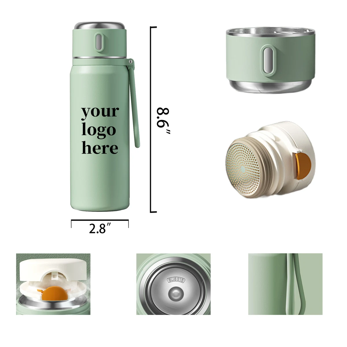 16oz customized smart water cup 1
