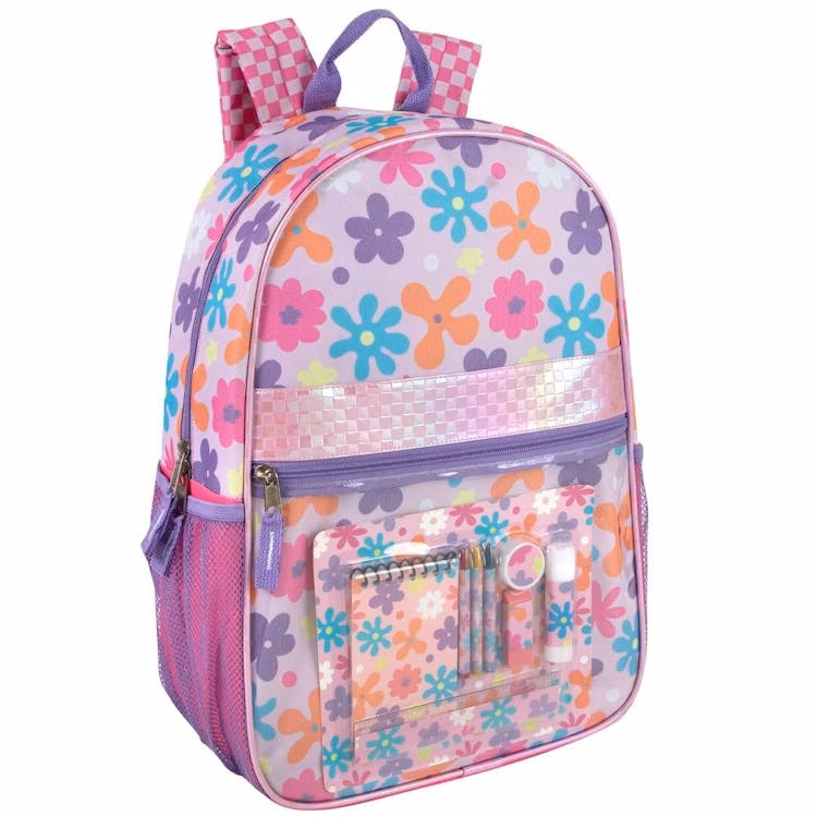 Backpack & Stationery Sets - 9 Piece