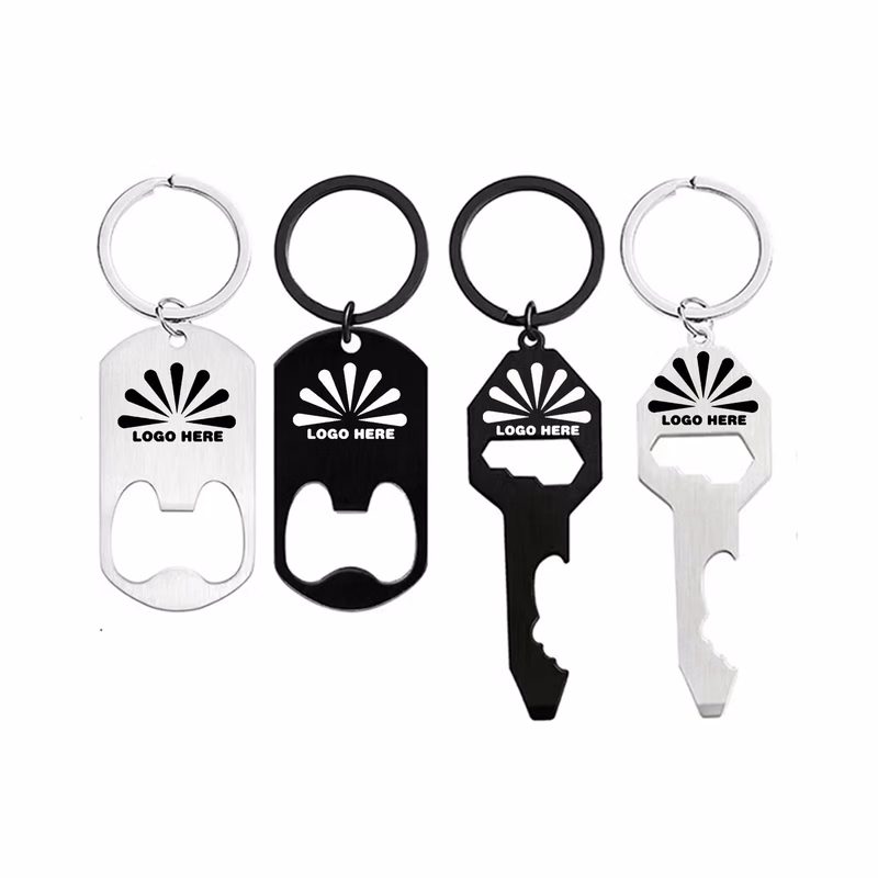Keychain Blank Material Bottle Opener Customizable Logo