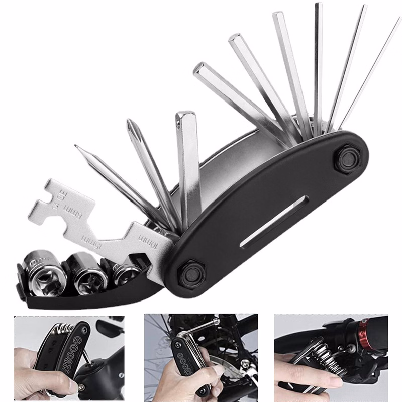 16 in 1 Bike Repair Multi-Function Tools