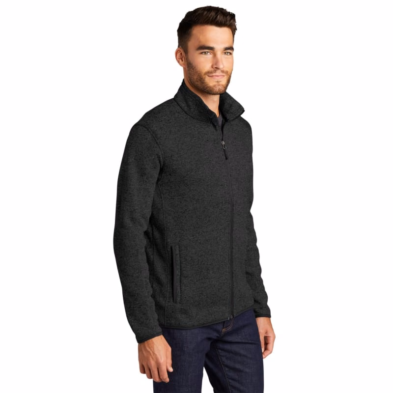 Port Authority Sweater Fleece Jacket.