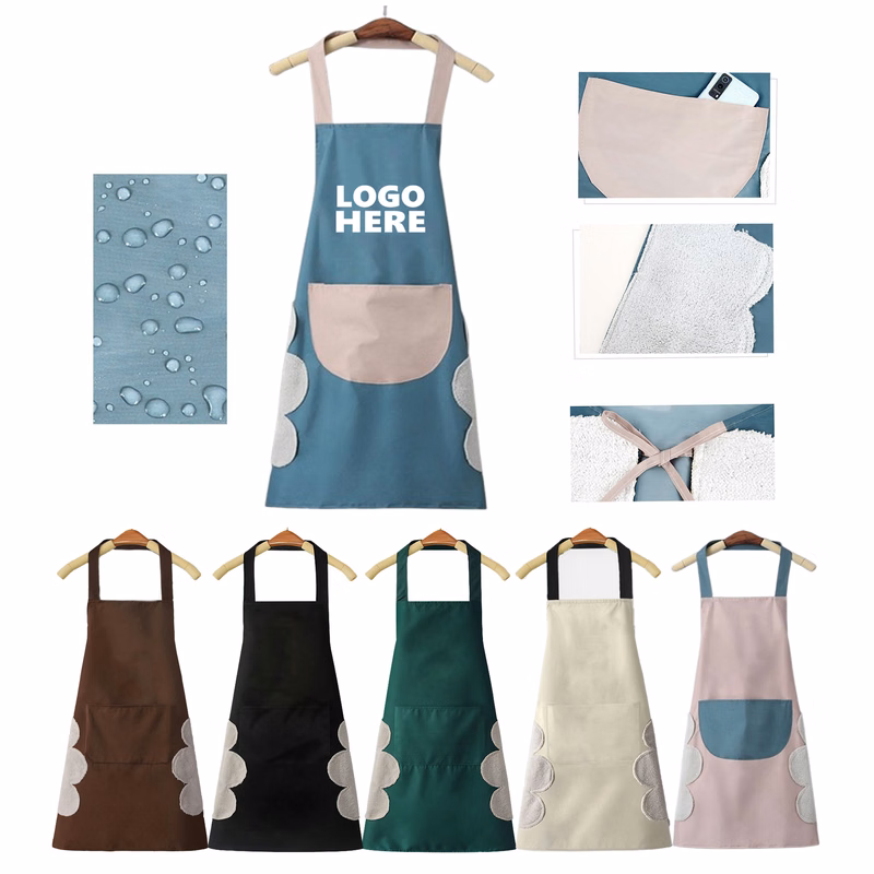 Waterproof Aprons for Women And Men With Hand Wipe