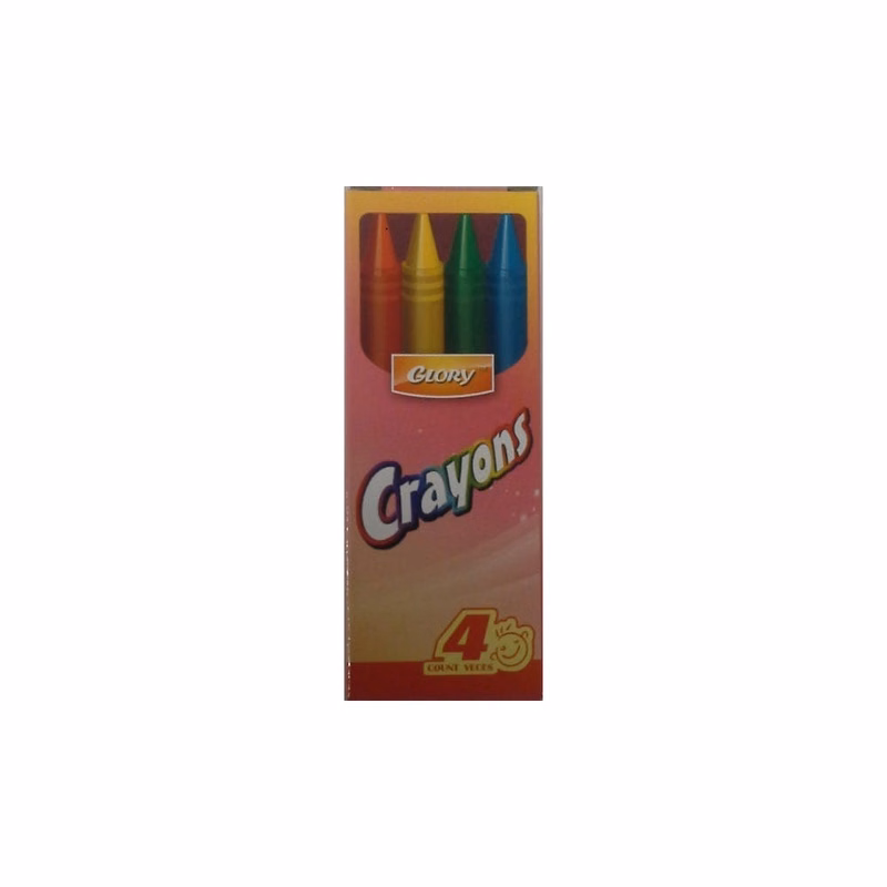 Crayons - 4 Count Assorted Colors